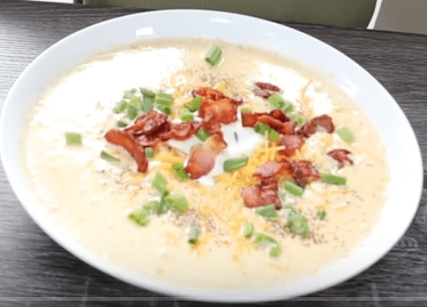 Loaded Cauliflower Soup Recipe - ProteinSnackShop