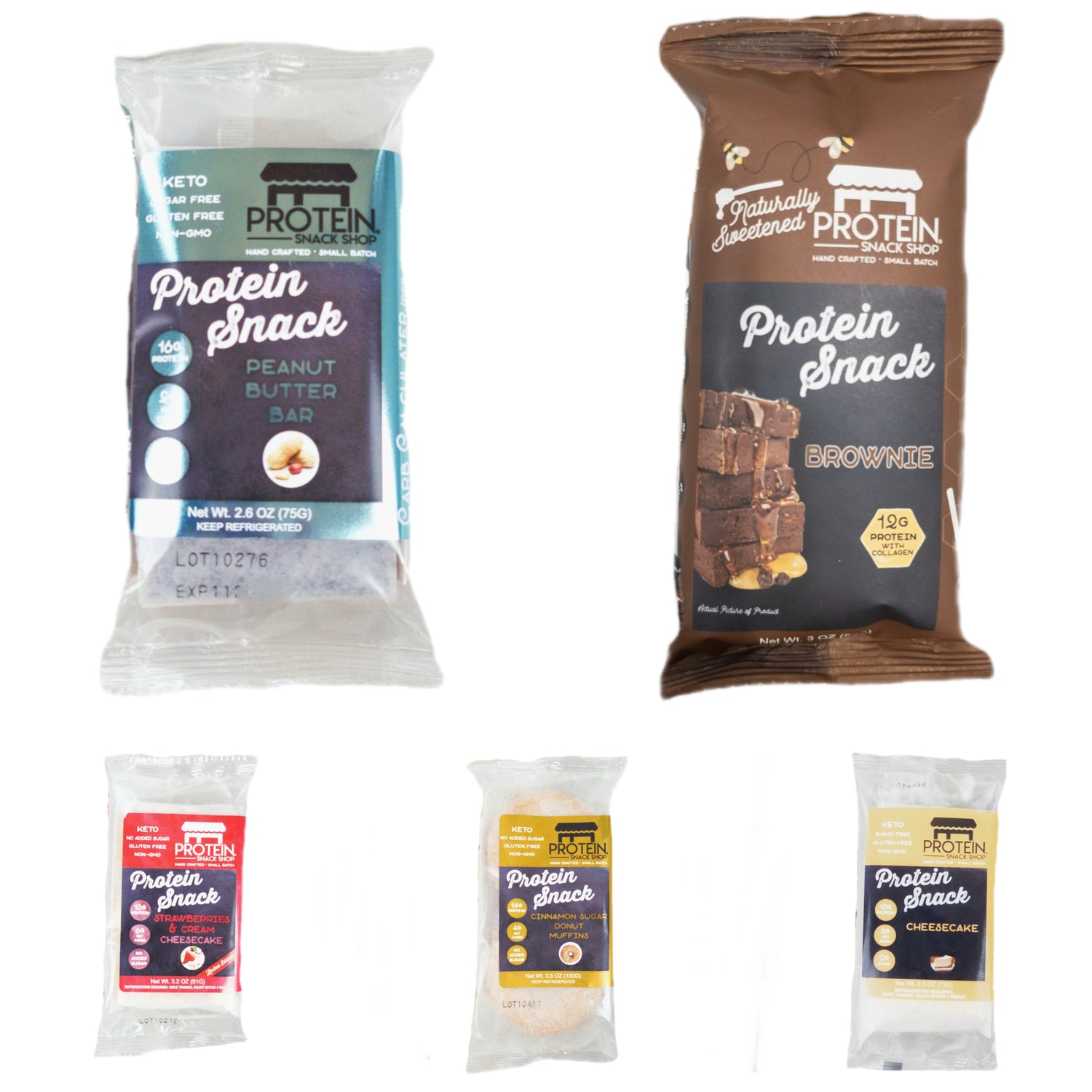 Snack Pack Sampler Low-Carb, High-Protein Snacks 5-Count