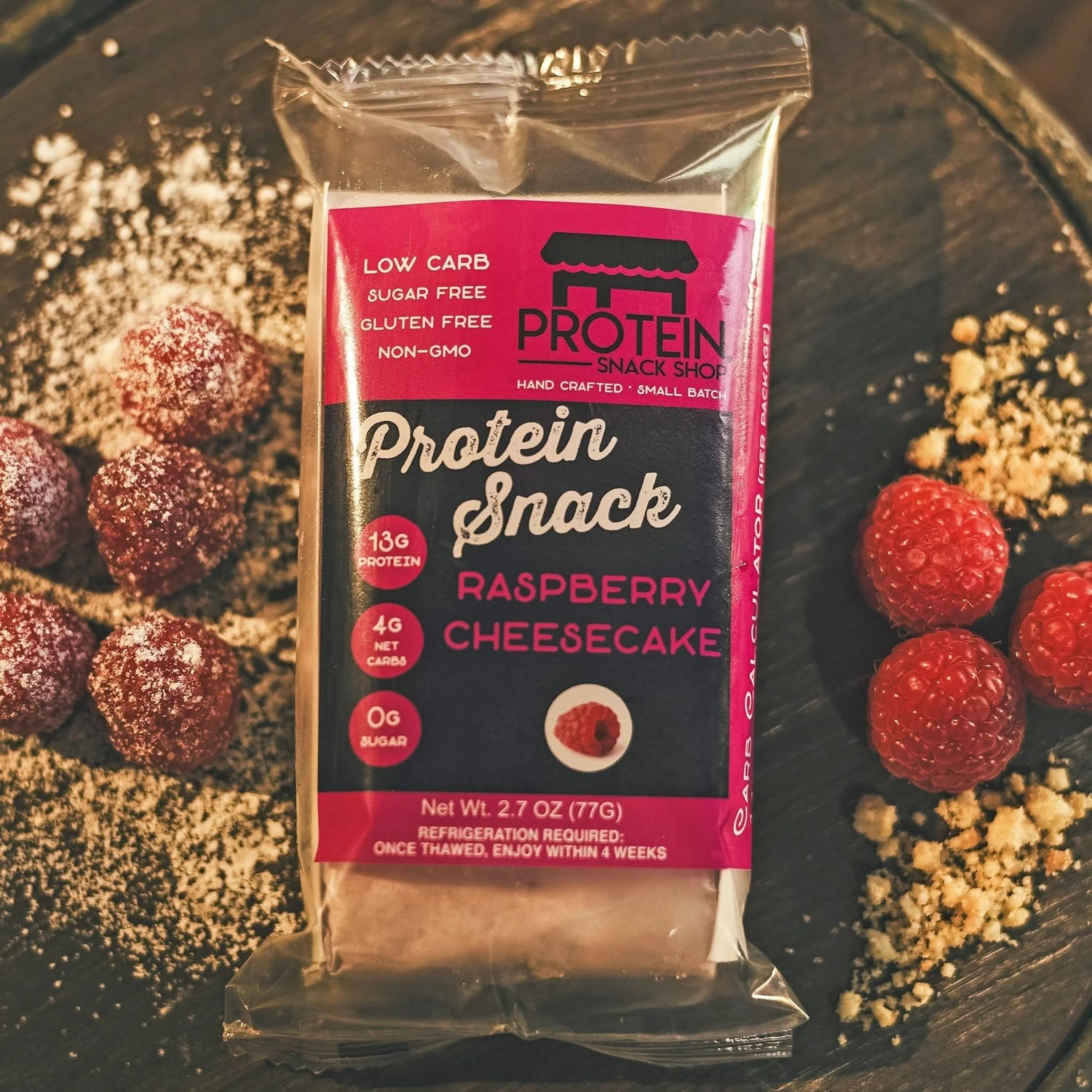 Gourmet Raspberry Cheesecake 5 - Pack - ProteinSnackShop