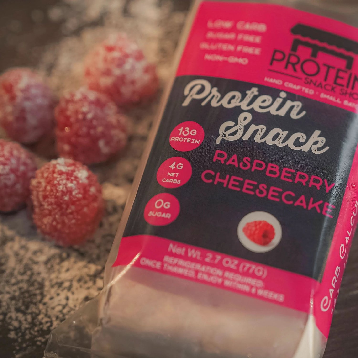 Gourmet Raspberry Cheesecake 5 - Pack - ProteinSnackShop