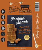 Gourmet Salted Caramel Protein Blondie Bar 5 - Pack - ProteinSnackShop