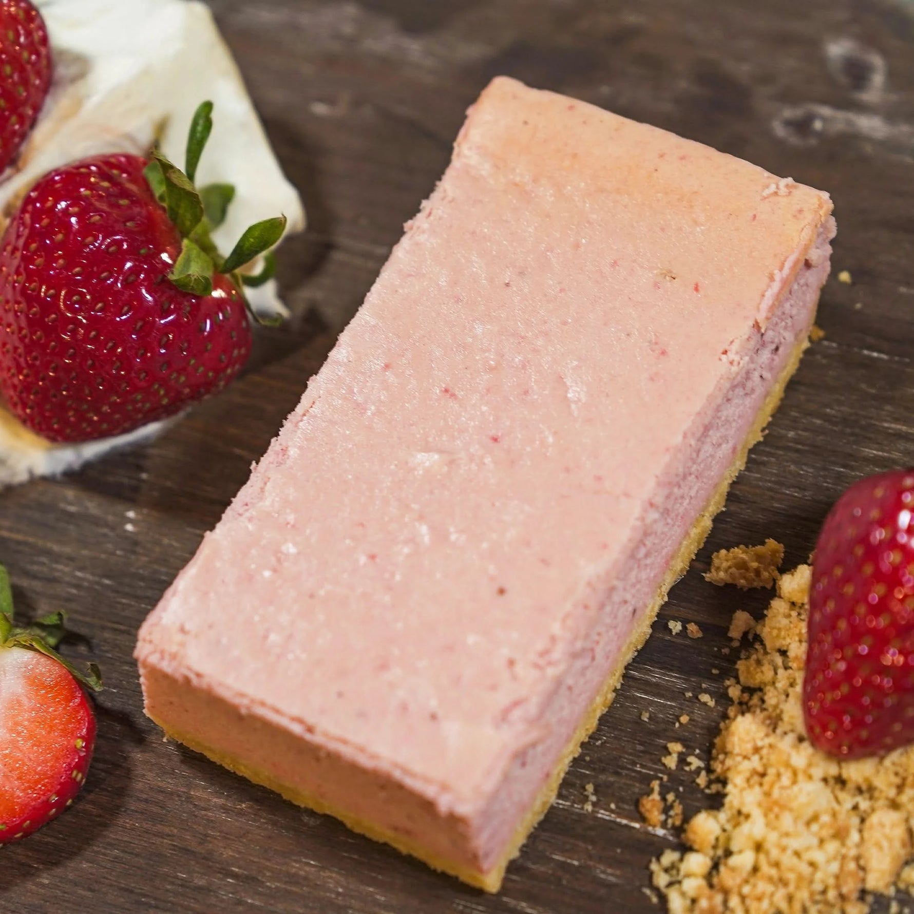 Gourmet Strawberries & Cream Cheesecake 5 - Pack - ProteinSnackShop