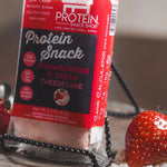 Gourmet Strawberries & Cream Cheesecake 5 - Pack - ProteinSnackShop